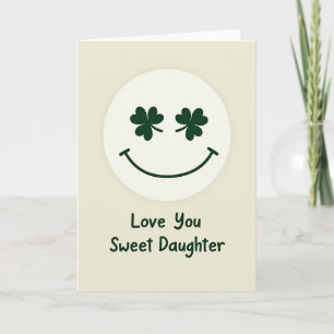 Love You Daughter Smile Card