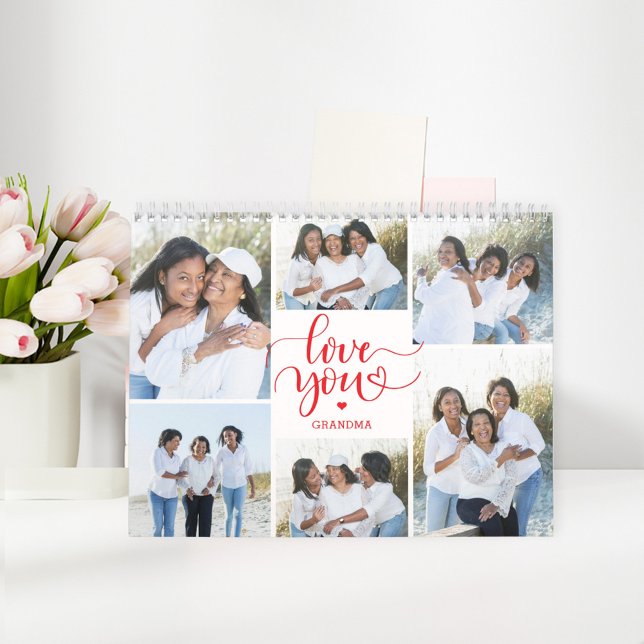 Love You Editable Colour Photo Calendar (Creator Uploaded)