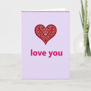 Love You For Partner Card