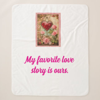 "Love You Forever – Cosy Valentine’s Throw Blanket