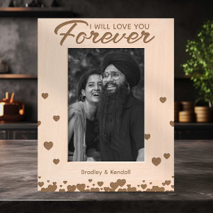 Love You Forever Couple Etched Frames