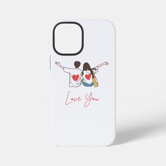 ❤️ Love You Forever - Elegant Custom iPhone Case | (Back)