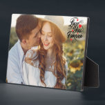 Love You Forever Personalised Couple Photo Plaque<br><div class="desc">Love You Forever Personalised Couple Photo plaque.</div>