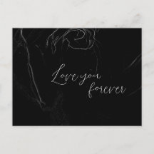 "Love you forever" Postcard