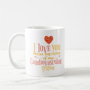 Love you from the bottom coffee mug