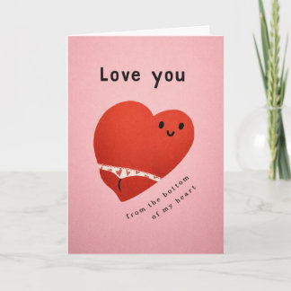 Love You From the Bottom of My Heart Holiday Card