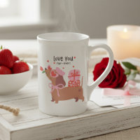 Love You Fur-Ever Cute French Dachshund Dog