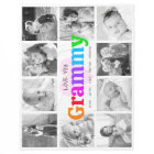 Love You Grammy Colourful Modern 10 Photo Collage