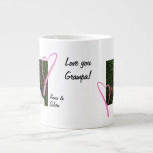 Love you Grampa! Large Coffee Mug