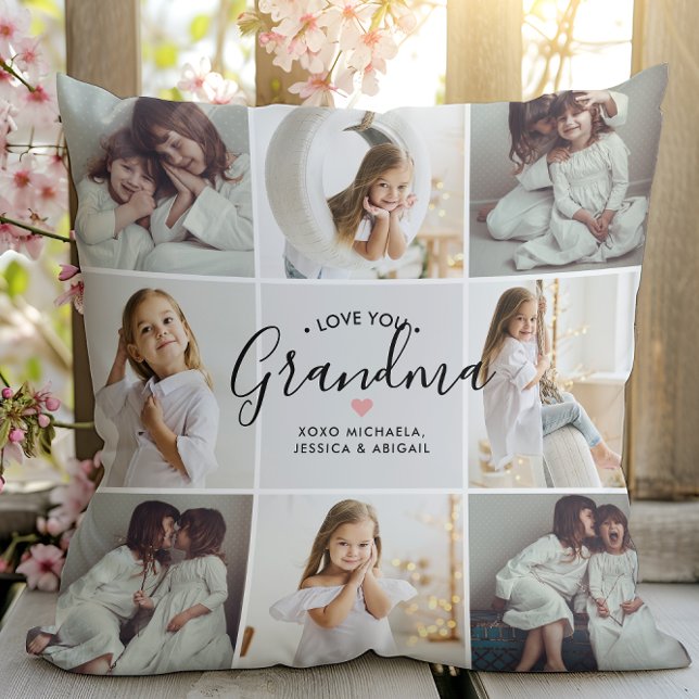 Love You Grandma 16-Photo Cushion (Creator Uploaded)