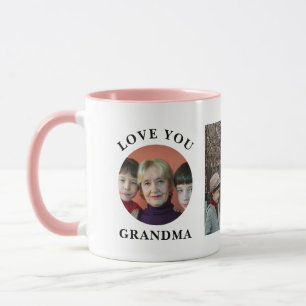 Love You Grandma Abuela Nana Nonna Family Photo Mug