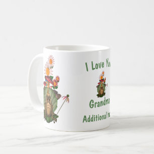 Love You Grandma Frog Princess Personalised  Coffee Mug