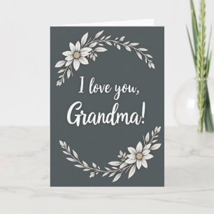 Love You Grandma Heartfelt Card
