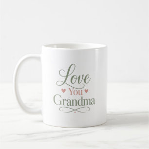 Love You Grandma Personalised Name Gift Coffee Mug