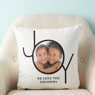 Love You Grandma Personalised Photo Cushion