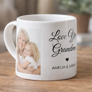 Love You Grandma Photo Collage Speciality Mug