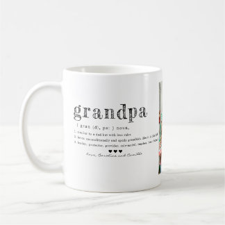 Love You Grandpa Mug |Two Photo Handwritten Coffee