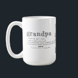 Love You Grandpa Mug |Two Photo Handwritten Coffee<br><div class="desc">Celebrate Grandpa’s love with this custom photo mug! Featuring two cherished pictures and heartfelt handwritten text,  this design is perfect for morning coffee or tea time. A thoughtful gift for Grandparents Day,  birthdays,  or just because,  it’s a keepsake he’ll treasure forever. Personalise it to make it uniquely his!</div>