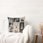 Love You Grandpa with Heart & Photos -  Cushion<br><div class="desc">Show your grandpa how much he means to you with this cosy personalised throw pillow featuring your favourite photo and the sweet message, "Love You Grandpa, " accented by a warm heart design. Perfect for adding a heartfelt touch to any room, this custom pillow makes an unforgettable gift for birthdays,...</div>