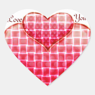 Love You_ Heart Sticker