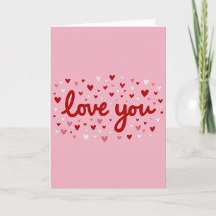 Love You Heartfelt Card