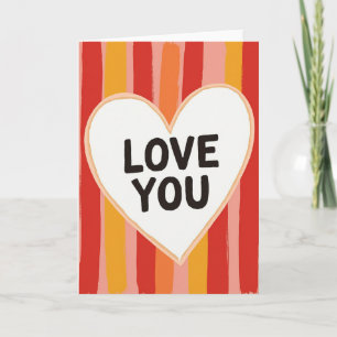 Love You Heartfelt Warmth Card