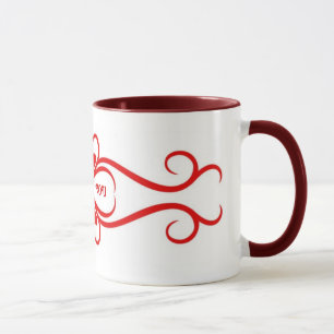 Love You Hearts Deco Mug