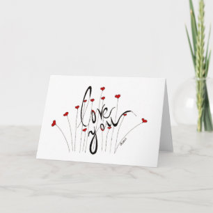 Love You Holiday Card