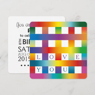 Love you invitation