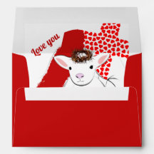 Love You Jesus Lamb Of God Matching Envelopes