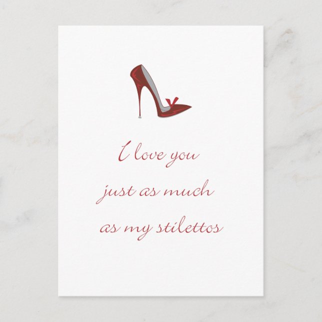 Love you just as much postcard (Front)