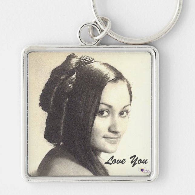 Love You Key Chain-Customise Ring (Front)