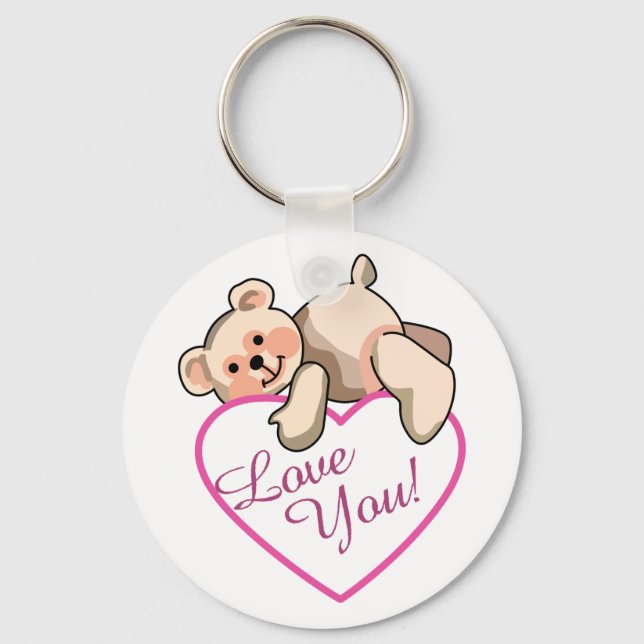 Love You! Key Ring (Front)