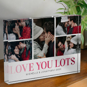 Love You Lots Couple Photo Block