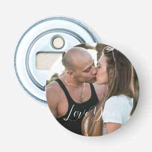 Love you, love couple bottle opener