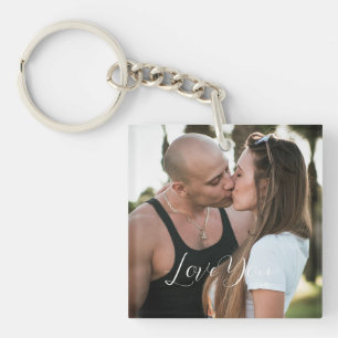 Love you, love couple key ring