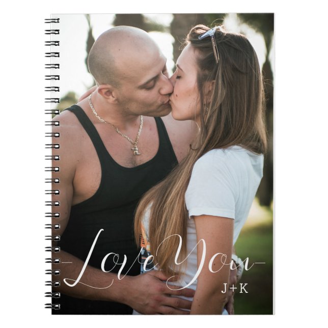 Love you, love couple notebook (Front)