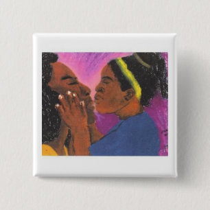 Love You Mama 15 Cm Square Badge