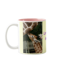 Love You Mama Giraffe Mug