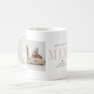 Love You Mimi   Two Photo Collage Coffee Mug