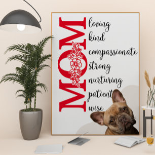 Love you Mom...from your French Bulldog Poster