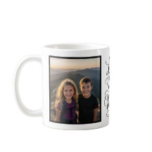 Love You Mom Two Photo Modern White