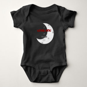 Love you moon and back baby bodysuit