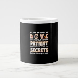 Love You More Animal Rescue Pet Lover Design  Large Coffee Mug