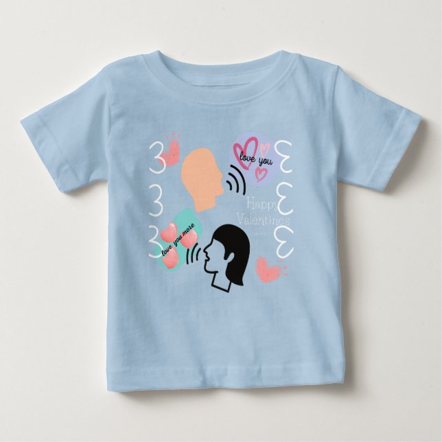 "love you More" Baby T-Shirt (Front)