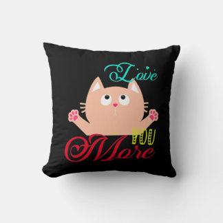 Love You More Elegant Style Cushion