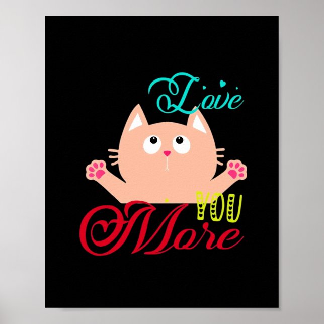 Love You More Elegant Style  Poster (Front)