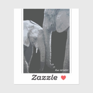 Love You More, Elephant Original Art