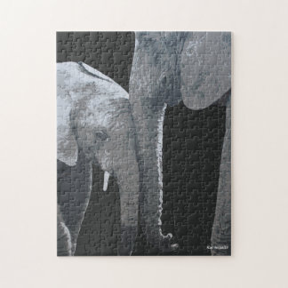 Love You More, Elephant Original Art Jigsaw Puzzle