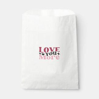 Love You More Subtle Detail Design Favour Bag